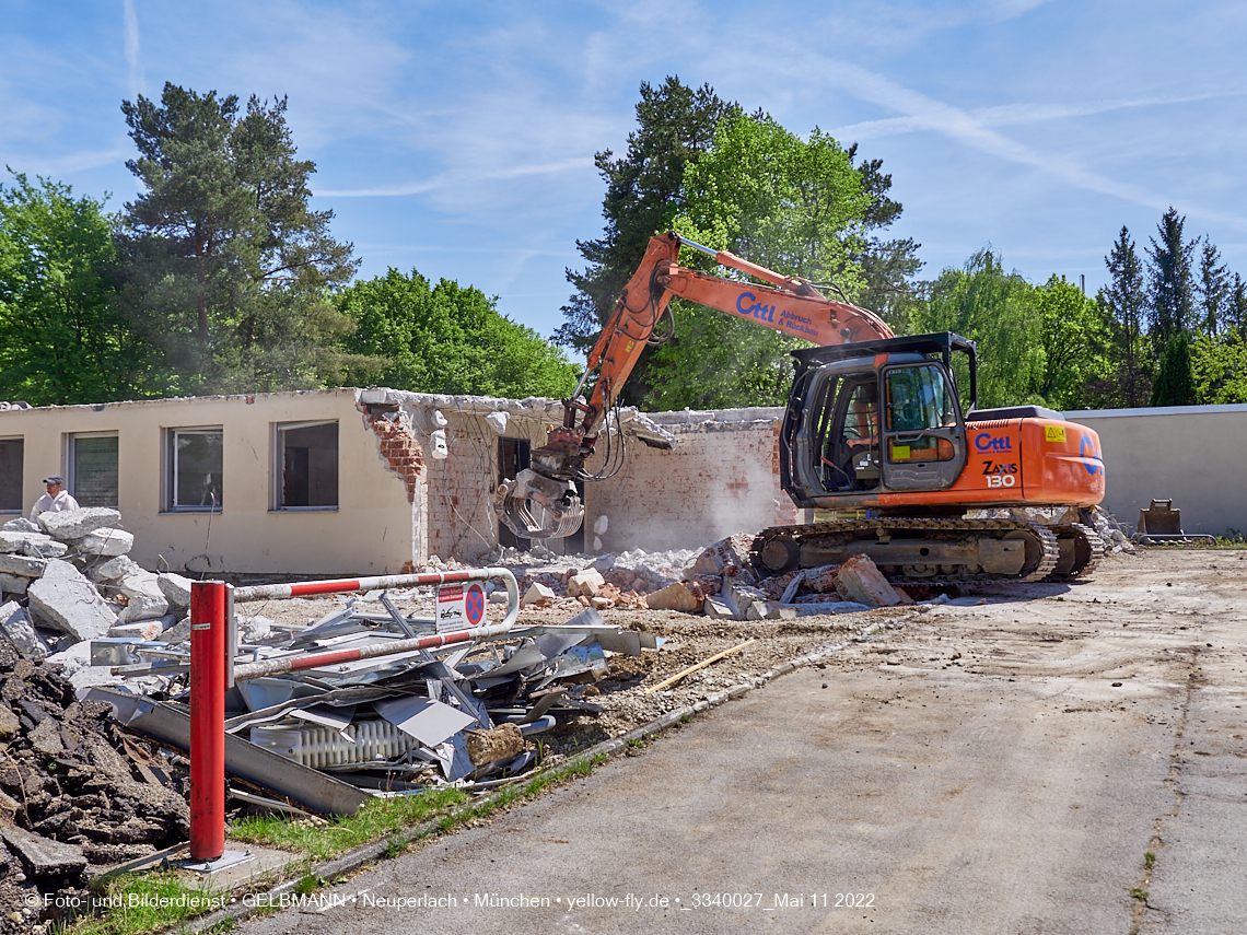 11.05.2022 - Baustelle am Haus für Kinder in Neuperlach
